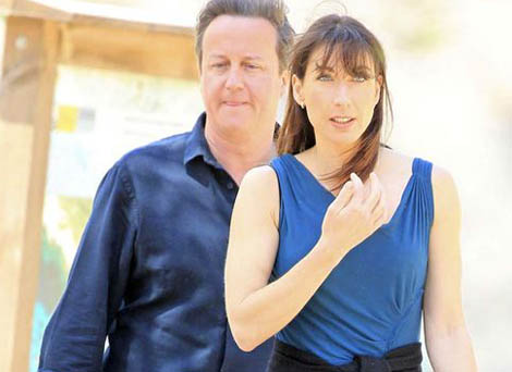 Sul Informação - Primeiro ministro britânico David Cameron recebido no Algarve com produtos regionais