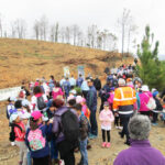 Sul Informação - Gerações uniram-se para plantar árvores onde o fogo as destruiu junto ao Autódromo de Portimão
