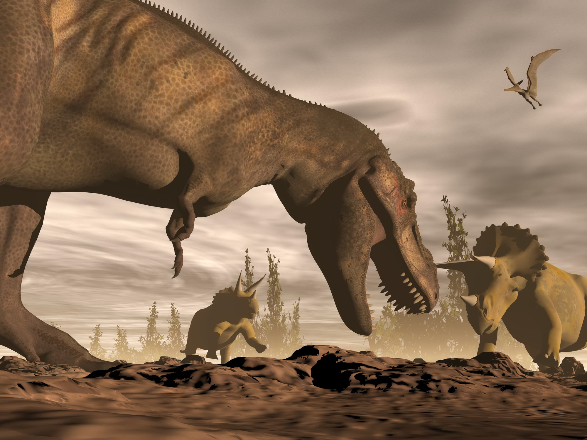 Sul Informação - Poeira de asteroide causou Inverno de vários anos que extinguiu dinossauros