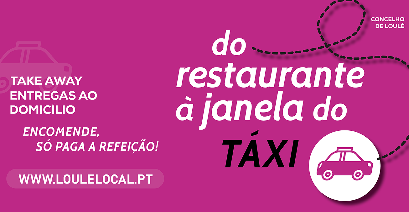 Sul Informação - Táxis levam comida a casa em Loulé, sem custos para o consumidor