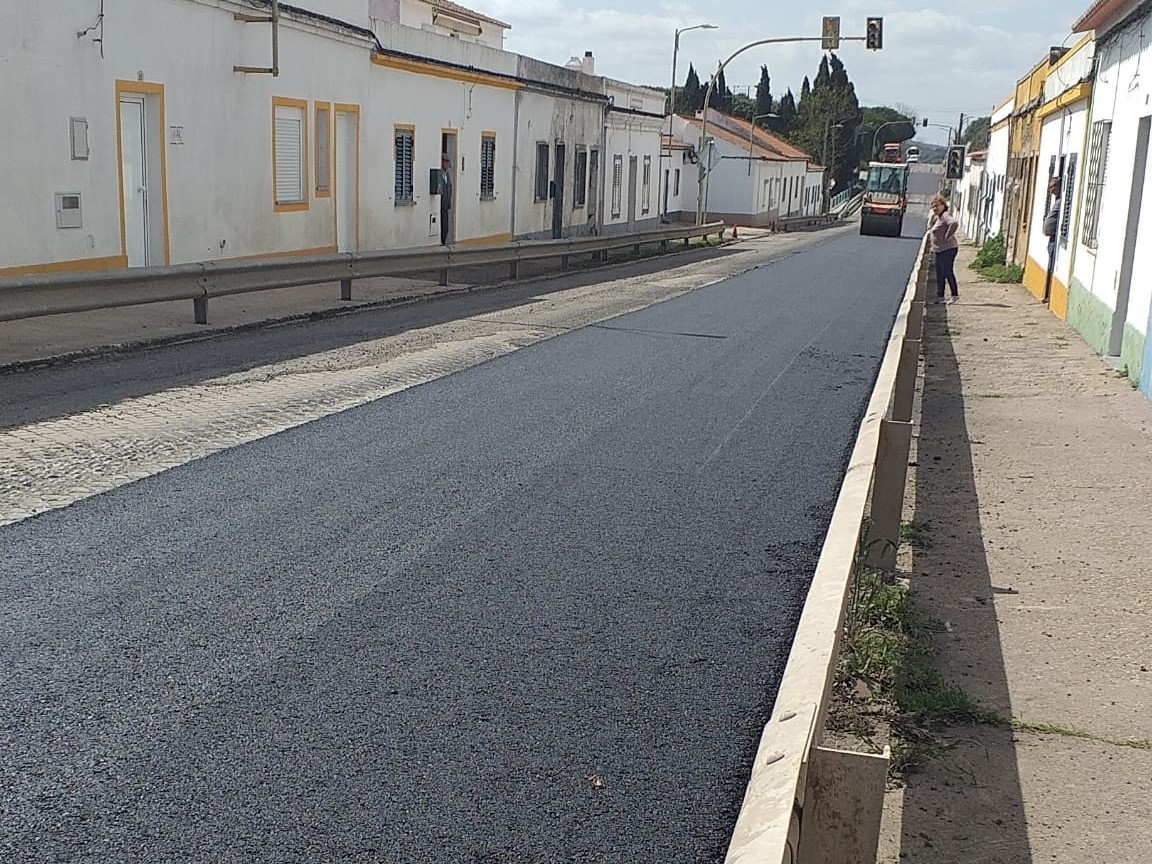 Sul Informação - Obras na EN121 em Beringel já estão em fase de conclusão