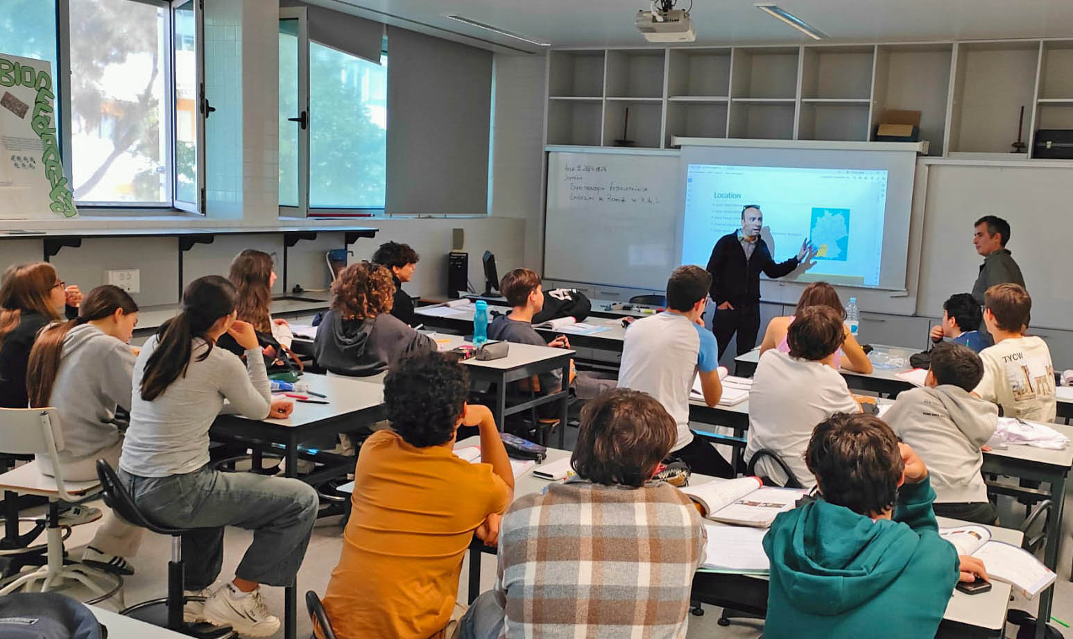 Sul Informação - Agrupamento de Escolas FFL de Olhão acolheu professor alemão no âmbito do Erasmus+