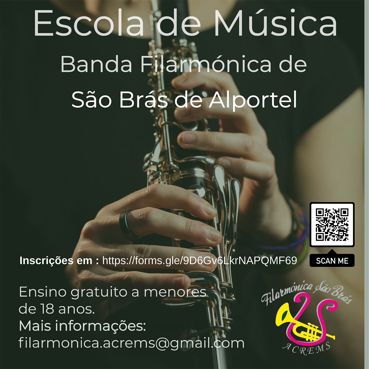 Sul Informação - Banda Filarmónica de São Brás de Alportel abre inscrições para a sua Escola de Música