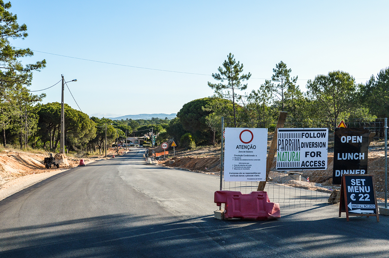 Sul Informação - Estrada entre Vale do Lobo e Almancil abre ao trânsito «até ao final de Junho»