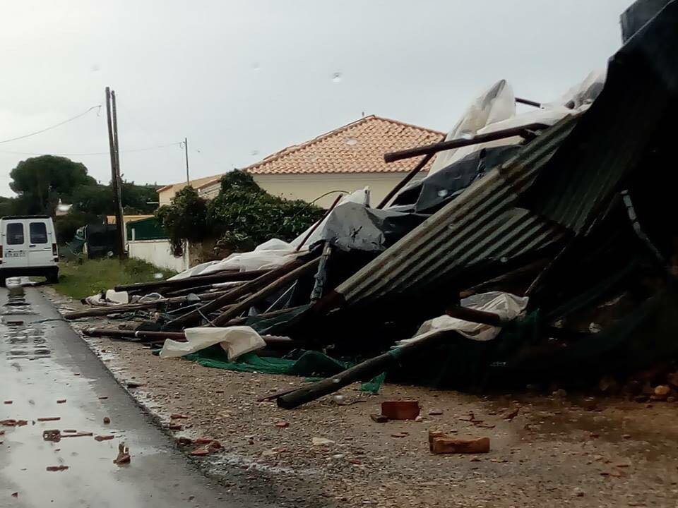Sul Informação - Tornado provoca estragos nas zonas de Faro e Moncarapacho [com fotos e vídeo]
