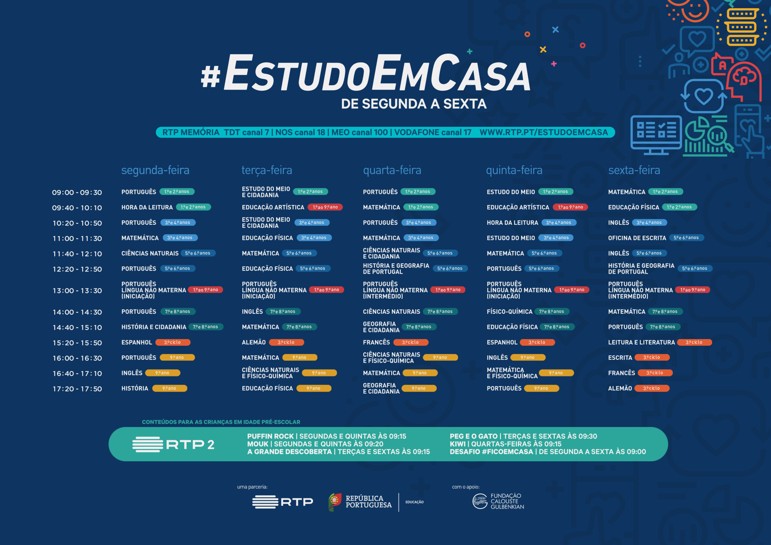 Sul Informação - Já há horários para a escola na televisão na RTP Memória