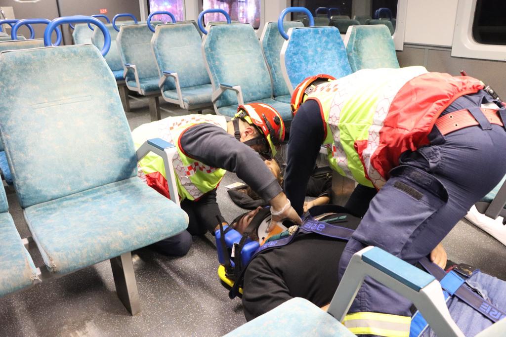 Sul Informação - Exercício testou resposta a acidente ferroviário na Estação de Tunes [com fotos]
