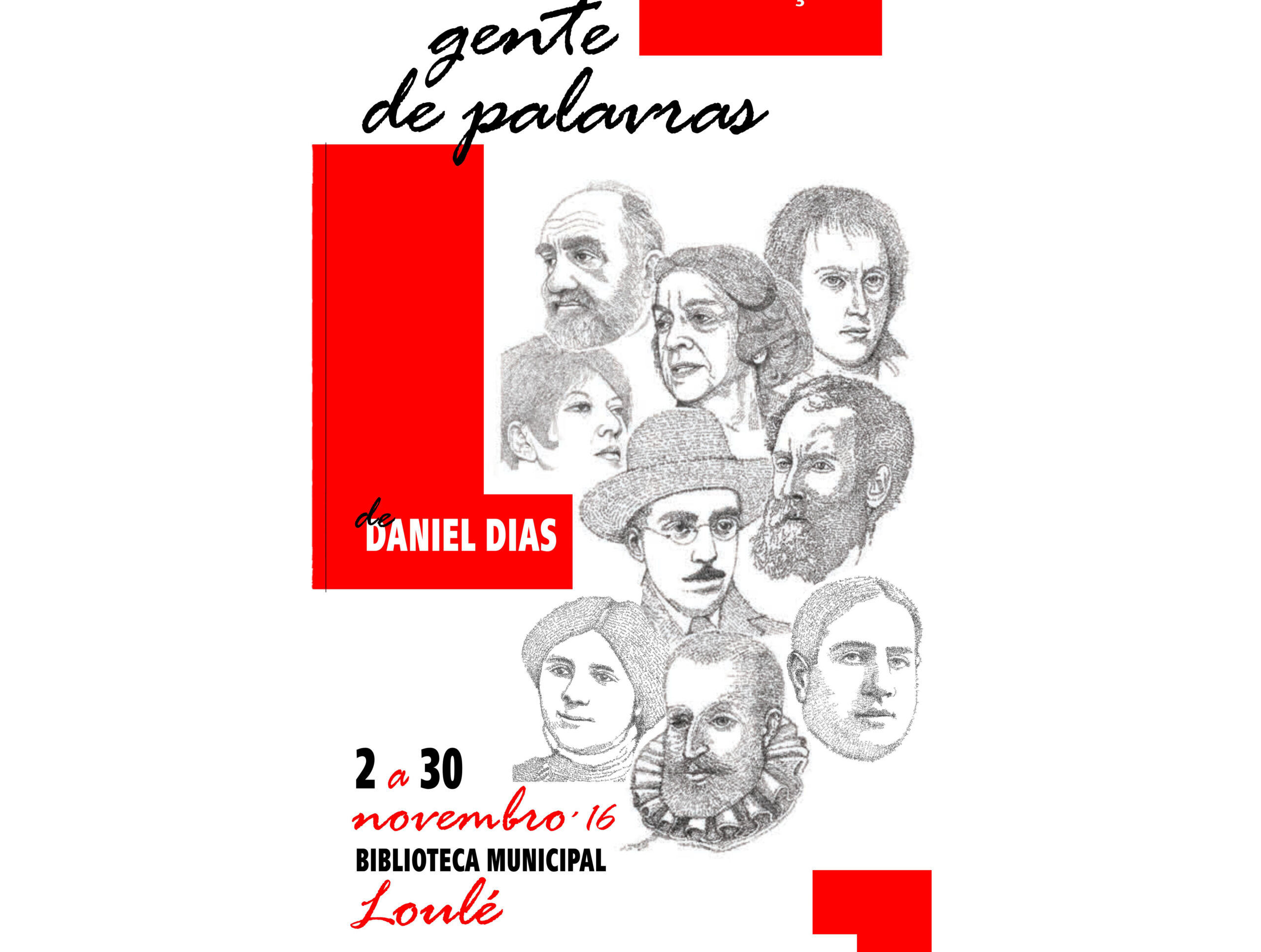 Sul Informação - Biblioteca Municipal de Loulé mostra “Gente de Palavras” de Daniel Dias