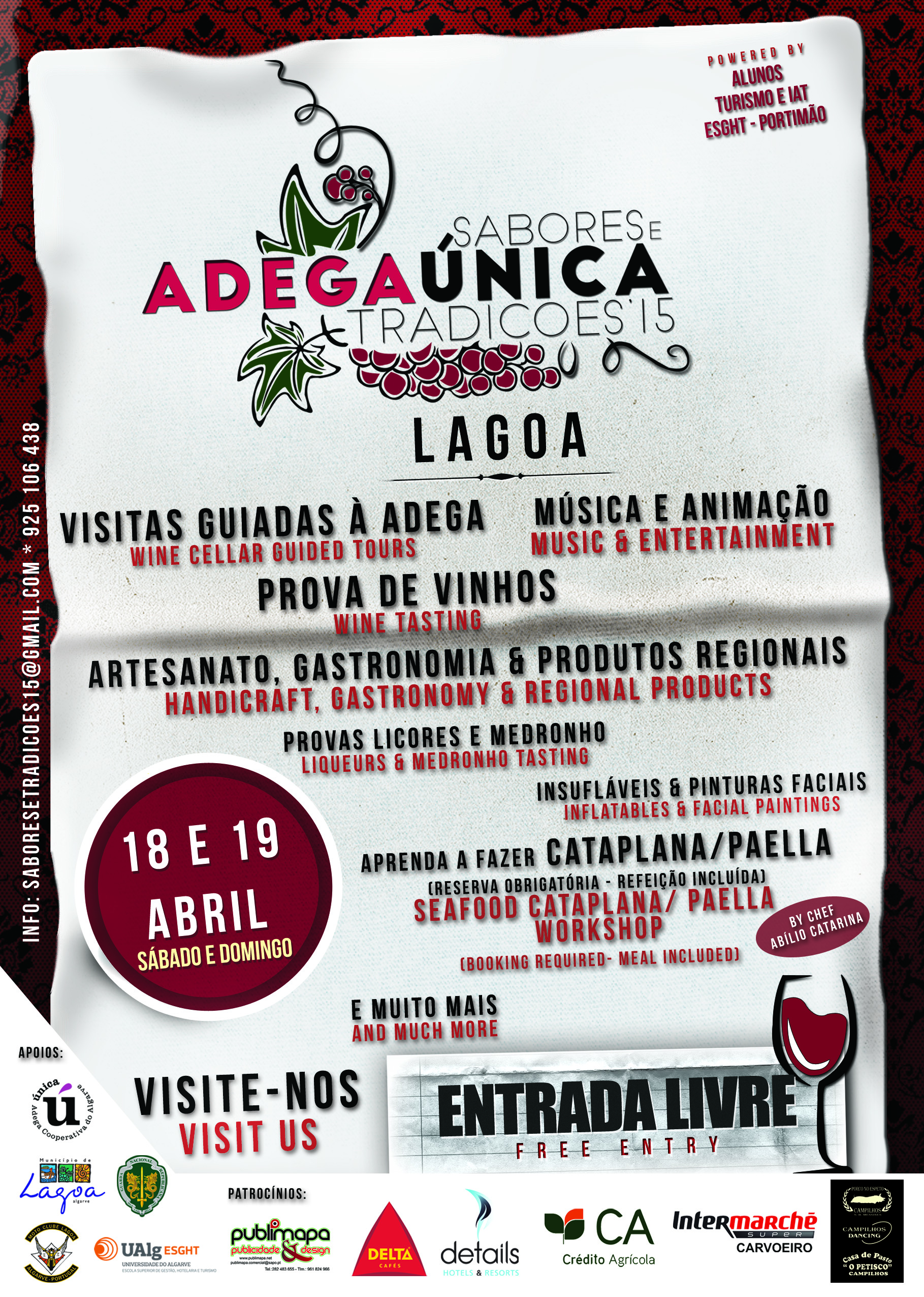 Sul Informação - Alunos de Turismo da UAlg levam «Sabores & Tradições» à Adega de Lagoa