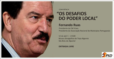 Sul Informação - Presidente da ANMP Fernando Ruas é orador de conferência em São Brás de Alportel