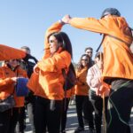 Sul Informação - Amendoeiras em flor enchem Alta Mora de gente com muita vontade de caminhar