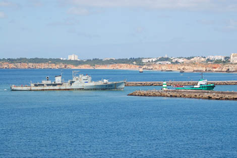 Fragata em Portimao Sul Informação