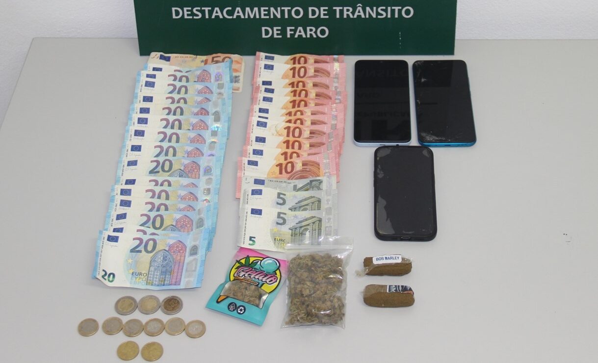 Sul Informação - Jovem de 23 anos detido no Parchal por tráfico de droga