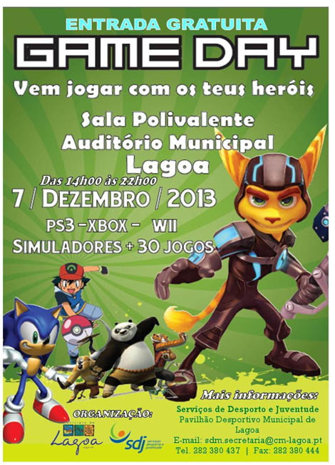 Sul Informação - Câmara de Lagoa promove um “Game Day” na sala polivalente do Auditório Municipal