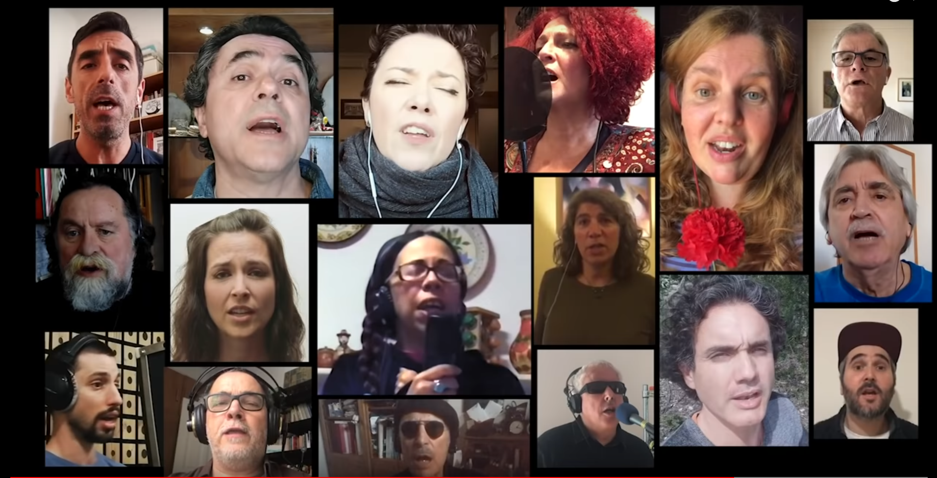 Sul Informação - Meia centena de músicos cantou Grândola Vila Morena a convite do Fungo Azul