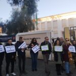 Sul Informação - Professores da secundária Pinheiro e Rosa manifestaram-se frente à escola