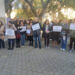 Sul Informação - Professores da secundária Pinheiro e Rosa manifestaram-se frente à escola
