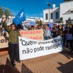 Sul Informação - Um caixão, um irmão metralha e forte adesão na greve distrital de professores no Algarve