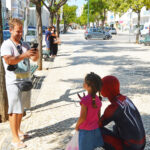 Sul Informação - Homem-Aranha sai às ruas de Olhão para alegrar miúdos e graúdos