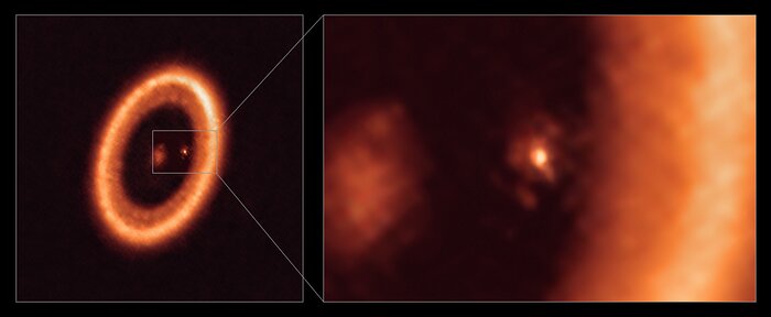 Sul Informação - Astrónomos detetam pela primeira vez disco a formar satélites em torno de exoplaneta