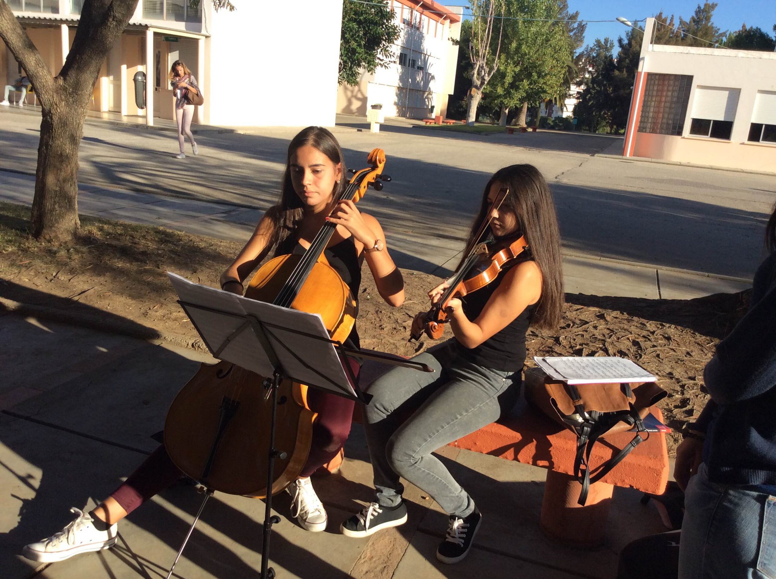 Sul Informação - FOTOGALERIA: Alunos do Agrupamento Manuel Teixeira Gomes levaram a sua música para a escola