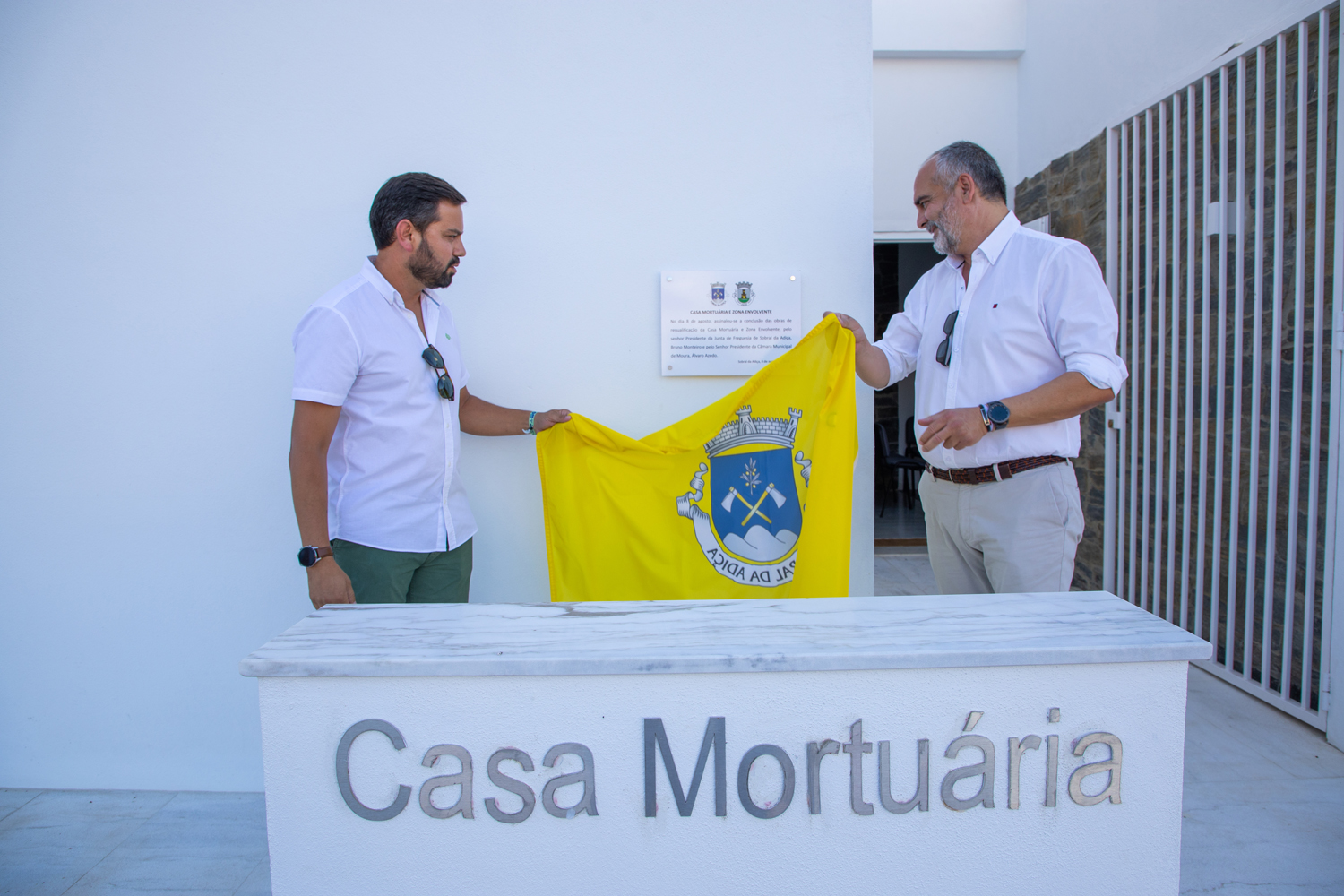 Sul Informação - Requalificação da Casa Mortuária de Sobral da Adiça já está concluída