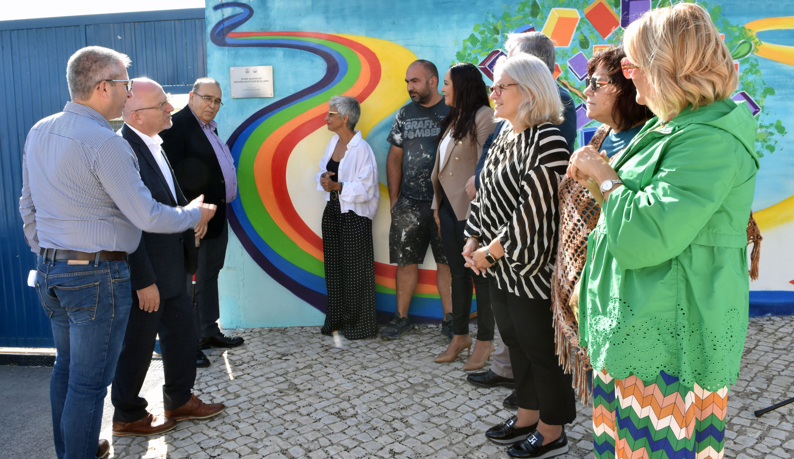 Sul Informação - Loulé diz que mural do novo pavilhão de Almancil vem «enriquecer o espaço público»