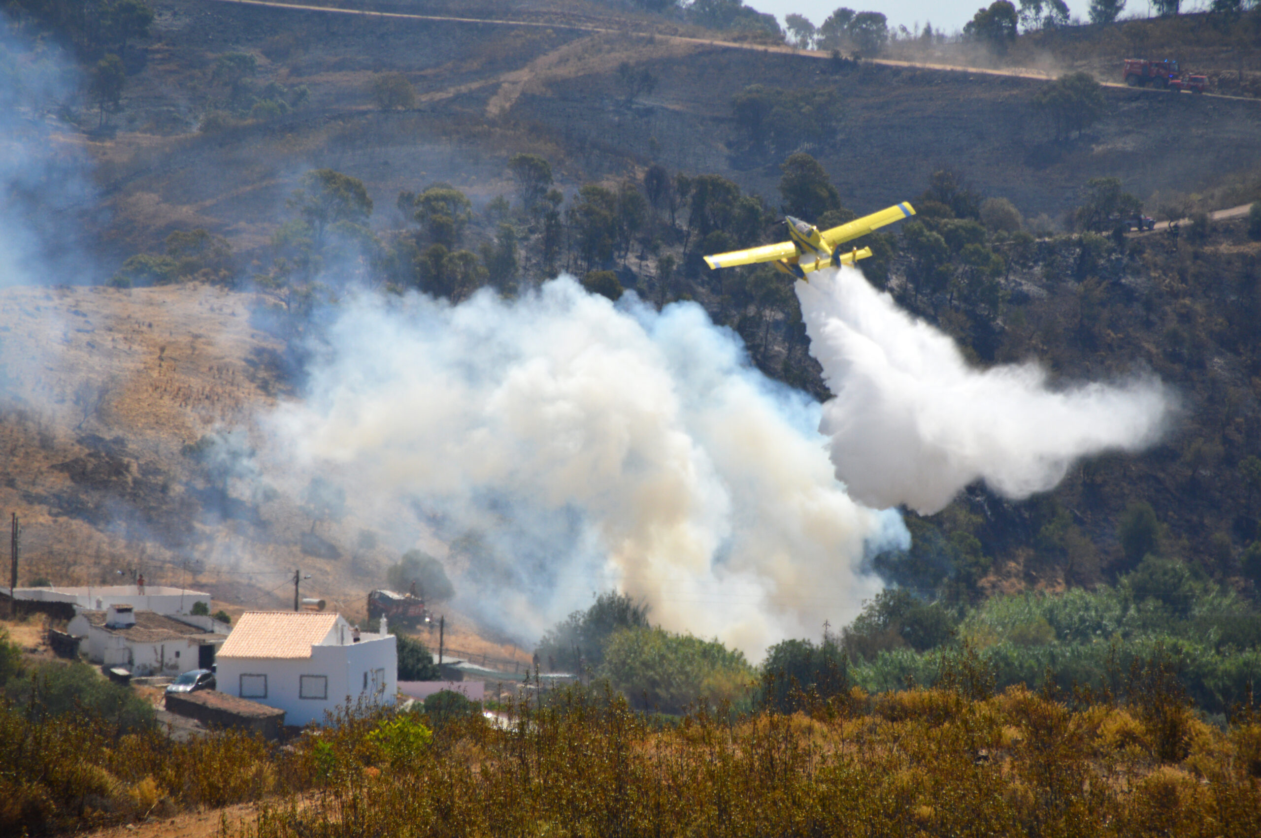 Sul Informação - Dominado o incêndio, «é hora de arregaçar as mangas e trabalhar»