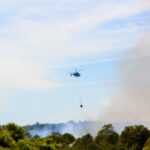 Sul Informação - Dois helicópteros combatem incêndio no Ludo