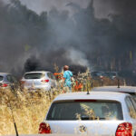 Sul Informação - 40 carros destruídos e um bombeiro ferido no incêndio da rent-a-car no Patacão