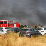 Sul Informação - 40 carros destruídos e um bombeiro ferido no incêndio da rent-a-car no Patacão