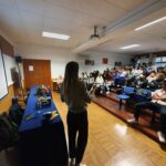 Sul Informação - Alunos da Pinheiro e Rosa ouviram a campeã do Mundo de Bodyboard a falar sobre o Oceano