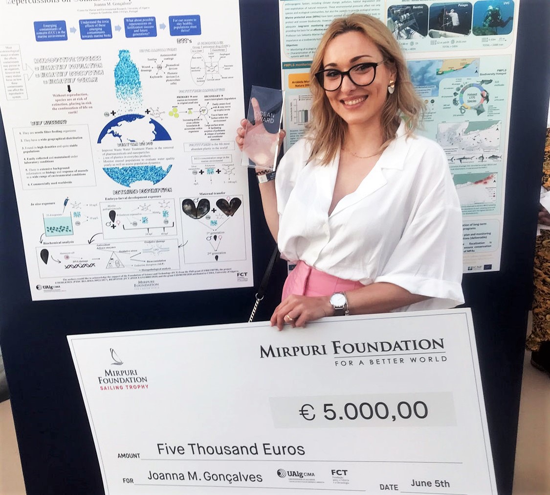 Sul Informação - Investigadora da UAlg Joanna Gonçalves vence prémio Ocean Award da Fundação Mirpuri