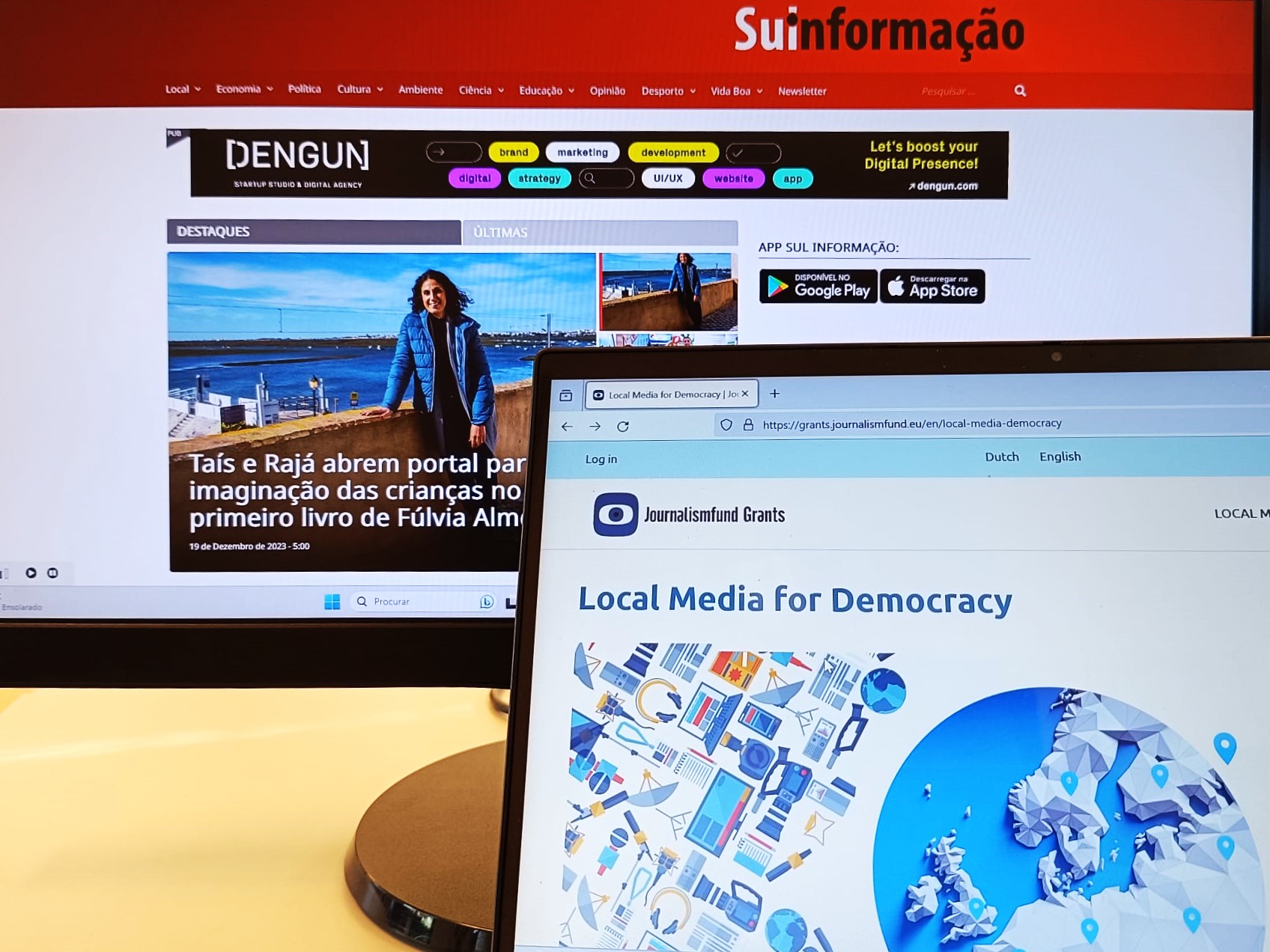 Sul Informação - Sul Informação recebe apoio do Journalism Fund Europe para combater “desertos noticiosos”