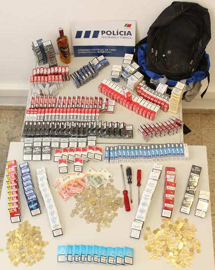 Sul Informação - Ladrão de máquinas de tabaco em Portimão detido pela PSP