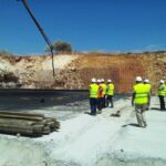 Sul Informação - Laje de fundo do reator biológico da ETAR da Companheira começa a ser construída