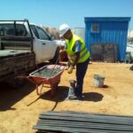 Sul Informação - Laje de fundo do reator biológico da ETAR da Companheira começa a ser construída