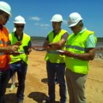 Sul Informação - Laje de fundo do reator biológico da ETAR da Companheira começa a ser construída