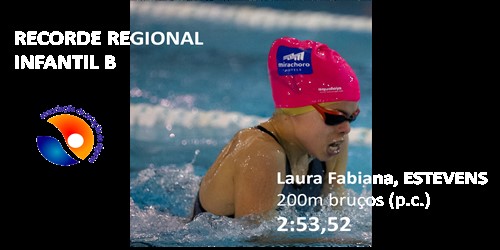 Sul Informação - Nadadora olhanense Laura Estevens estabeleceu novo recorde em 200m bruços no Meeting Jovem Algarve