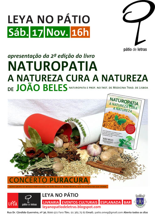 Sul Informação - Naturopata farense João Beles apresenta livro no Pátio de Letras