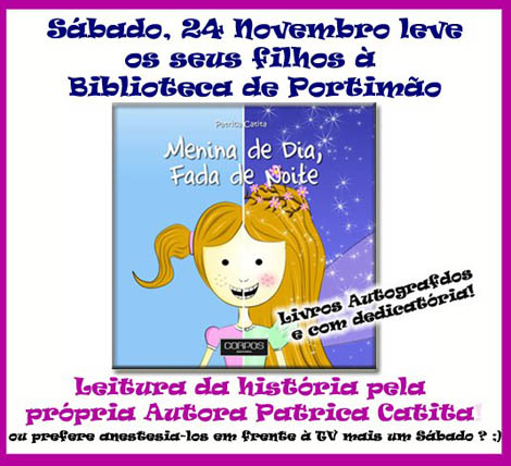 Sul Informação - Biblioteca de Portimão acolhe lançamento do livro «Menina de Dia Fada de Noite»