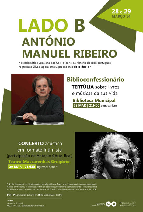 Sul Informação - «Lado B» traz António Manuel Ribeiro (UHF) em dose dupla a Silves