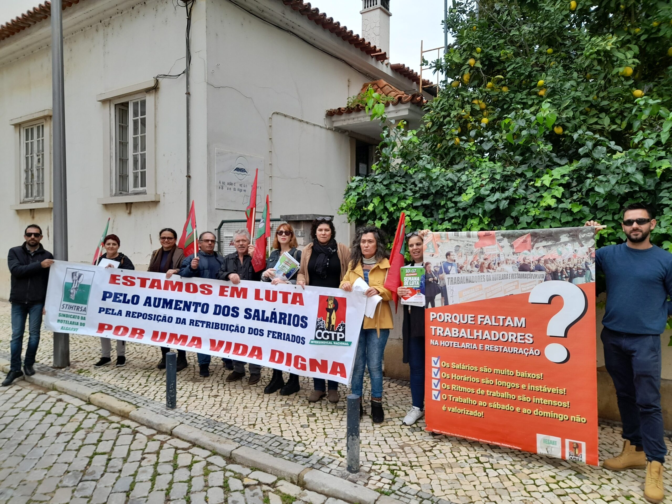 Sul Informação - Sindicato da Hotelaria manifesta-se em Faro por melhores condições laborais no turismo