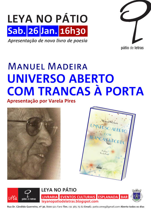 Sul Informação - Poeta algarvio Manuel Madeira apresenta obra no Pátio de Letras no sábado