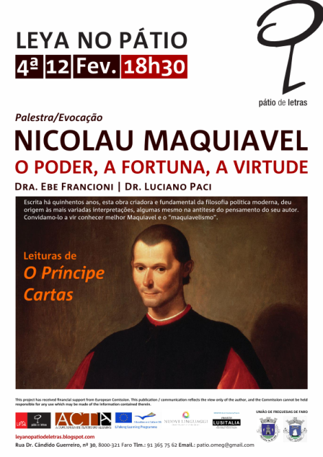 Sul Informação - Obra «O Príncipe», de Maquiavel, evocada no Pátio de Letras