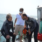Sul Informação - Ministro do Mar mergulhou no «primeiro viveiro de amêijoas em mar aberto do mundo»