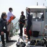 Sul Informação - Ministro do Mar mergulhou no «primeiro viveiro de amêijoas em mar aberto do mundo»