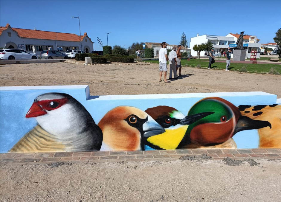 Sul Informação - Sagres tem mural que homenageia Festival de Observação de Aves