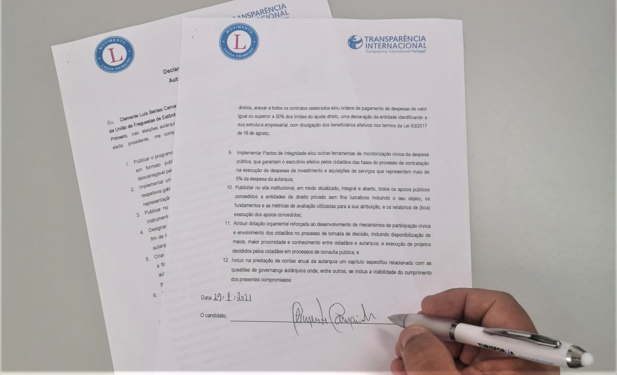 Sul Informação - Movimento Lagoa Primeiro compromete-se com gestão autárquica transparente