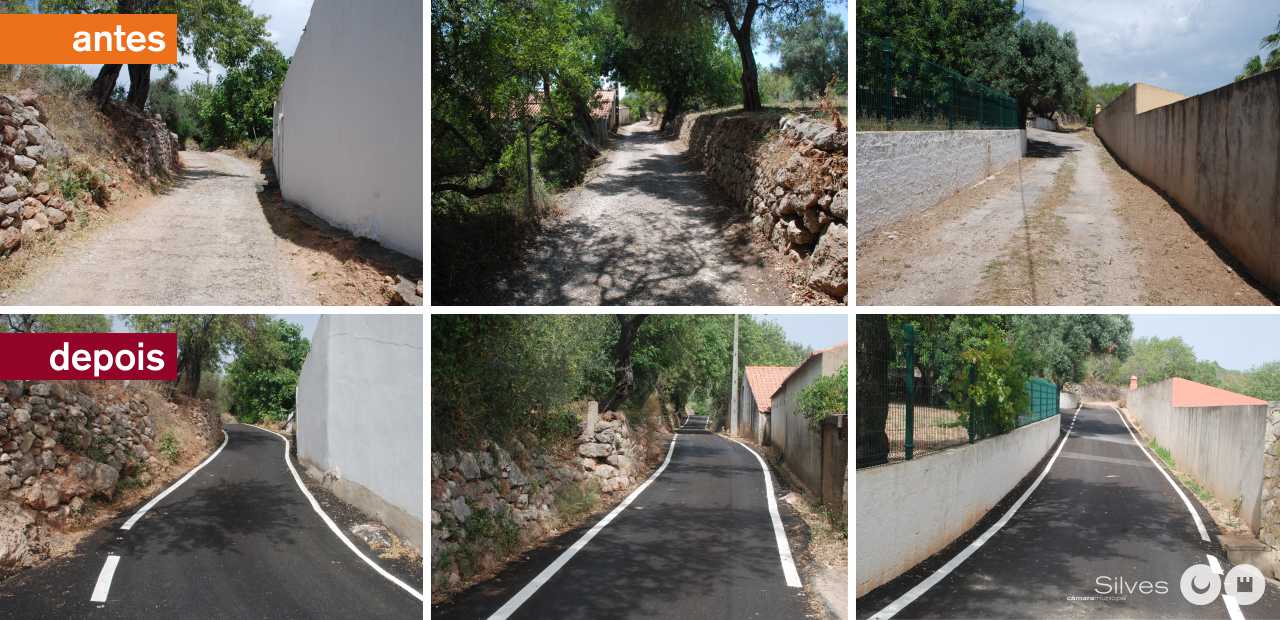 Sul Informação - Silves: pavimentação de caminho em Messines de Baixo está concluída